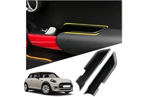RUIYA Compatible with Mini Cooper F56 (2-Door) 2015-2024 Car Door Handle Storage Box, 2 Pieces Container Organiser Tray Car Door Handle Organiser Tray Storage Box Cooper F56 Accessories