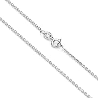 Aka Gioielli® - Collana Donna in Argento Sterling 925 - Catenina Maglia Serpente 1.4mm - lunga 60 cm
