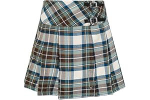 Tartanista Schottischer Karierter Mini-Kilt „Billie“-Rock für Damen, 42 cm Länge
