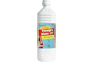 STARWAX THE FABULOUS - Vinagre Blanco 14° Multiusos - Desincrustante, Desengrasante y Limpiador Natural - Origen 100% Vegetal - Botella 1L - Alta Concentración