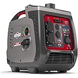 Briggs & Stratton P2400 - Generatore Di Corrente Silenziato, Con Tecnologia A Inverter Portatile A Benzina, 2400W, Grigio Ros