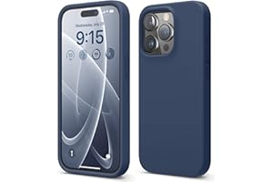 ‎ELAGO elago Etui Kompatybilne z iPhone 15 Pro, Etui z Płynnego Silikonu, Etui Ochronne Na Całą Obudowę, Odporne Na Wstrząsy, Smukłe Etui Na Telefon, Odporne Na Zarysowania, Miękka Wyściółka z Mikrofibry