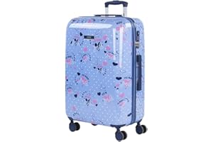 SKPAT - Valigia Grande e Resistente, Valigie Eleganti, Valigia Da Stiva Robusta, Trolley Spazioso. Serratura a Combinazione TSA, Blu