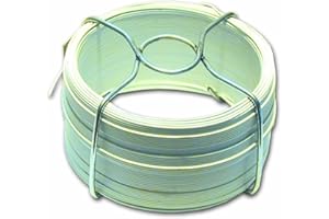 Chapuis - Fil Métallique FILPACK en Acier Plastifié - Diamètre Extérieur 1,4 mm - Longueur 30 m - Blanc - Grande Durabilité - aux Normes de Qualité et Sécurité