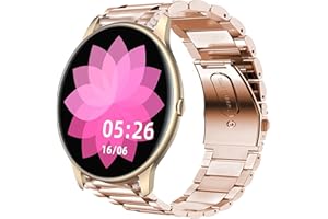 Giaogor Armband Kompatibel mit YAMAY SW022, Classic Edelstahl Uhrenarmband für YAMAY SW022 Smartwatch