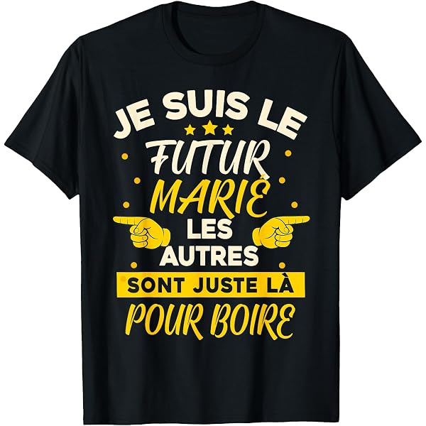 Tee shirt EVJG tee shirt équipe du marié tee shirt temoin