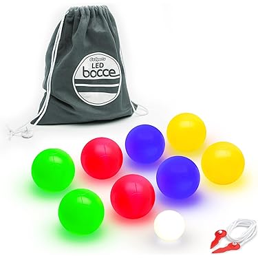 Relaxdays 3x Jeu De Boules Set - Kunststof - Petanque Spel Voor Kinderen Gekleurd
