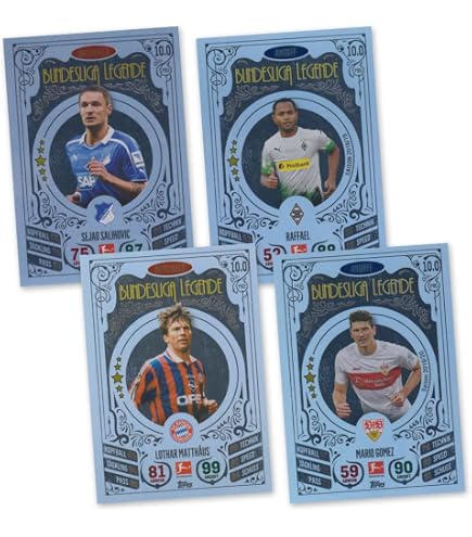 Match Attax Bundesliga 2021/22 – B04 Leverkusen Set, 18 Sammelkarten Inkl. Stadion & Star-Spieler