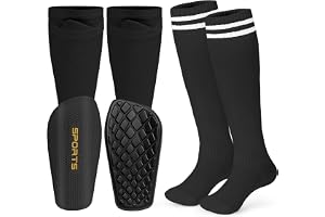 DiULi skenbensskydd barn fotboll, fotboll mini shin pads med skydd ärm för barn, litet benskydd fotboll, skenbensskydd med gr