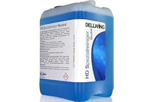 DELLWING HD Detergente speciale Neutro 2.5L - Concentrato di pulizia ad ultrasuoni di alta qualità per la pulizia di occhiali, gioielli, oro, monete, vetro e molto altro
