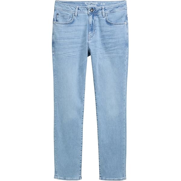 TOM TAILOR Josh Regular Slim Jeans voor heren, 10142 - Light Stone Blue Denim, 38W x 36L