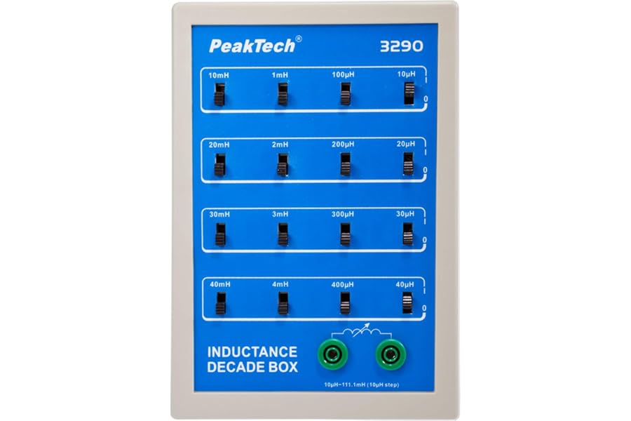 PeakTech High Precision Inductance Decade Box with slide switch