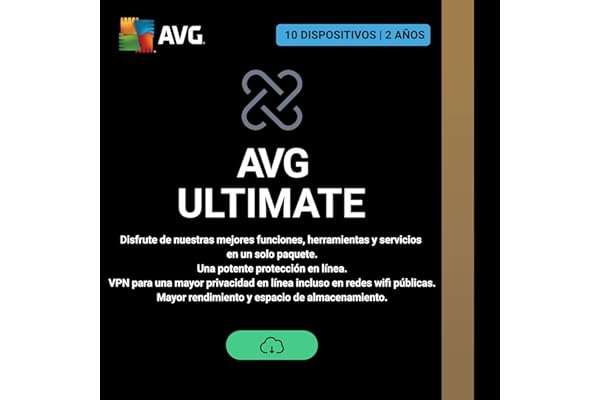 AVG Ultimate 2026 | 10 Dispositivos | 2 Años | Descarga digital