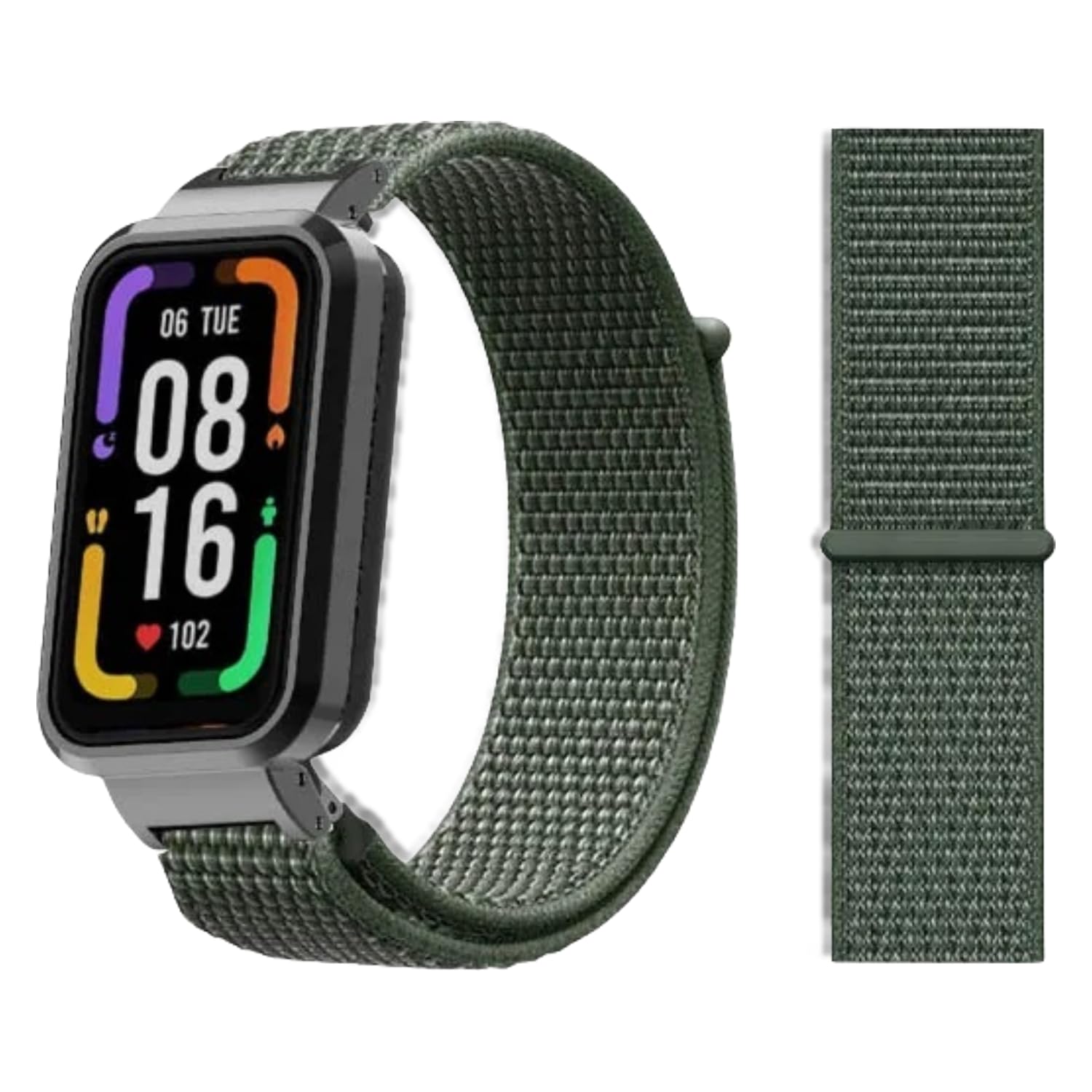 ILOFT Nylon Wrist Band Strap For Amazfit Band 7 Activity Fitness Tracker