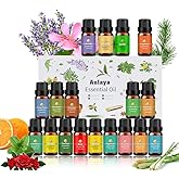 Ätherische Öle Set 18 x 10 ml, Teebaum, Lavendel, Eukalyptus, Weihrauch, Zitronengras, Rosmarin, Orange, Minze, Zitrone, Berg