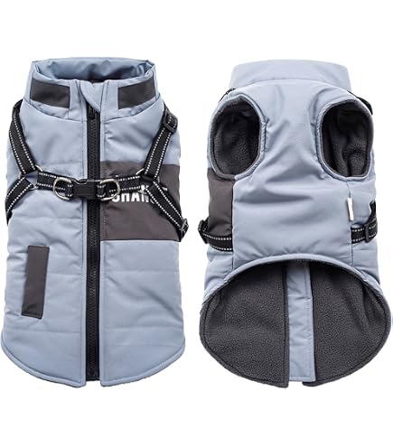 Puppia Bellamy Burgundy S Hundemantel – Winddicht, Wasserabweisend Mit Fleece-Innenfutter