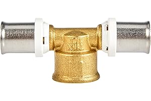 SOMATHERM FOR YOU - / 5722-16-15-16 - TE piegatura del tubo multistrato Ø16 - Femmina 15/21 (1/2 ") al centro Per collegare un tubo multistrato di diametro Ø16