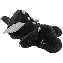 Depesche Snukis Dragón De Peluche Blanco – 50 Cm De Suavidad, Ojos Plateados Brillantes Y Púas Metálicas, Ideal Para Abrazar Y Viajar
