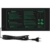 LERWAY Heizmatte Pflanzen Wärmematte Zimmergewächshaus Reptil Dragon Temperatur Heizkissen Amphibien Pet Wärmer Bett Matte 21