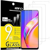 NEW'C Set di 3 pellicole proteggi schermo, in vetro temperato per Oppo A74 4G, Oppo A94 5G, anti-graffio, senza bolle d'aria,