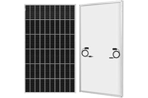 DOKIO - Pannello solare monocristallino 200 W 18 V 200 W per batterie da 12 V Ideale per camper, campeggio, capannoni da giardino