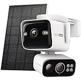 Tapo 4K G&uuml;venlik Kamerası Kablosuz Dış Mekan, &Ccedil;ift Lens Pan/Eğim, G&uuml;neş Enerjili Pil, 169&deg; Geniş A&ccedil;ılı Lens + 6 mm Zoom Lens,