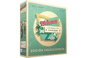 SD GAMES Welcome EDICIÓN COLECCIONISTA - Juego de Mesa de Estrategia con Cartas, Edición de Lujo, 1 a 6 Jugadores Recomendado a Partir de 10 Años