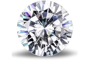 ROY ROSE JEWELRY Star Fire Wholesale Moissanite Loose Stone Round Brilliant Cut Gemstones D/VVS1 Color Clarity - for Pendant, Ring, Stud Earring - Jewelry Making Sizes: 0.10 - 20 carat With GRA Certificate Of