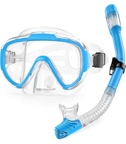 EasyDive Schnorchelset Für Kinder 4-13 Jahre - Anti-Fog Maske & Trockenschnorchel