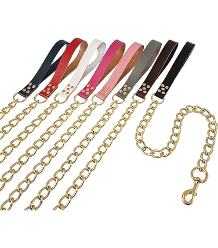 Chain Dog Leash Carhartt Dog Collar Strong Dog Chain Gold Leash