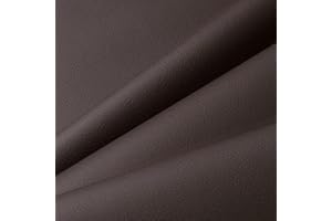 YANJINGHE Patch de Réparation en Cuir, 60 x 137cm Simili Cuir Autocollant, Rouleau Adhésif pour Canapés, Sièges de Voiture, Sacs à Main, Vestes, Bricolage Artisanat (Café)