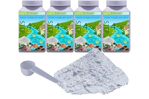 Tonmp 6 LBS Step-4 Rock Tumbler Grit 1200 Grit Aluminum Oxide Rock Polishing Grit Media, Tumbling Grit Media Works with Any Rock Polisher, Rock Tumbler Supplies (Step 4-6 Pounds) …