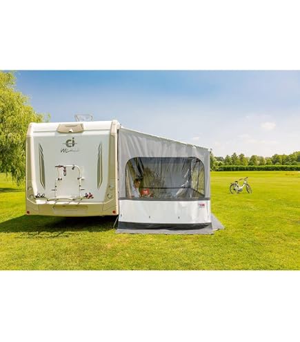 Thule Sun Blocker G2 – Pannello Anteriore Per Camper – 2,4 X 1,7 M – Colore Giallo Senape – 307285 - 5