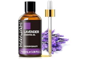 Huiles Essentielles Lavande 100ml, MAYJAM Huile De Lavande 100% Pure, IdéAl Pour L'AromathéRapie Aroma Diffuseur Huile Parfumée Massage