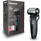 Panasonic Premium Rasierer ES-LV6Q mit 5 Scherelementen, Nass- & Trockenrasierer mit flexiblem 3D-Scherkopf & ausklappbarem B