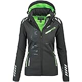 Geographical Norway REINE LADY - Giacca Softshell Impermeabile Donna - Giacca Cappuccio Softshelljacke - Giacca Invernale Ant