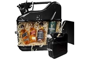 Mikamax 0 Jerrycan Whiskey Bar 5L, metallo, nero, grande