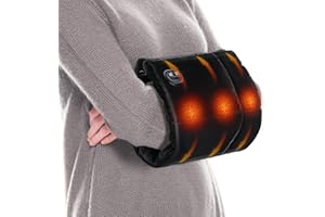 Auniq Hand Warmers Heating Pad 2 in 1, Electric Arm/Elbow/Knee Warmers Pad Handwarmers Pocket with 3 Heating Levels Graphene Heated Hand Warmer Pouch Gifts for Outdoor Home (Power Bank Not Included)