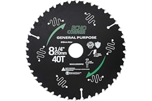 Echo Corner 210 mm x 30 mm x 40 zębów, brzeszczot do piły tarczowej do szybkiego rozrywania ramy, twardego drewna, miękkiego drewna, forniru, sklejki, tworzywa sztucznego, MDF, 210 x 30 cm