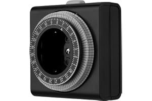 REV timer uttag – 24 timmar format, 96 gånger en 15 min – mekaniskt timeruttag, 230 VAC, max. 16A/3680 W