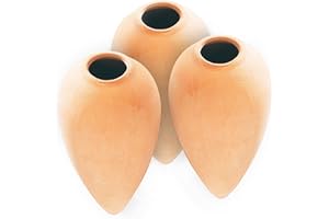 Royal Gardineer Bewässerungsstecker: 3er-Set Terracotta-Wasserspender Classico für Topfpflanzen, je 125ml (Bewässerungskugeln Terracotta, Bewässerungskugel, Feuchtigkeitsmesser)