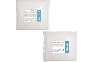 HIMALAYAN SALT STORE Epsom Salt Food Grade | 100g,250g,1kg,2kg,5kg,10kg,25kg | Bath Salt, Muscle Soak, Garden (KG 10)