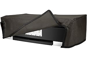 kwmobile Dust Cover Compatible with Canon PIXMA TS8350 / TS8351 / TS8352 - Printer Case - Fabric Protector Cover - Dark Grey