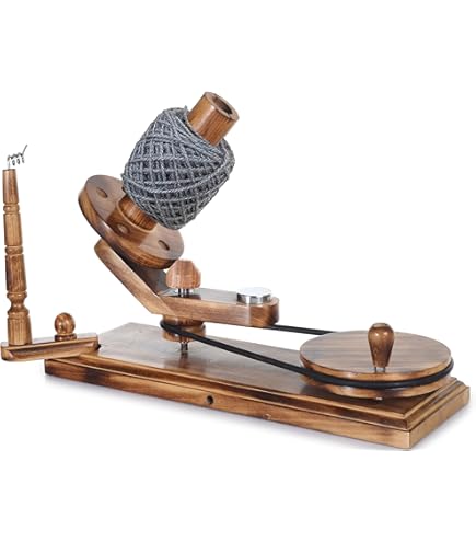 Rozenhouten garenwinder en garen Swift-combo – grote houten garenbalwinder voor breien, haken - België