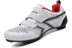 VNANV Chaussures De Cyclisme Chaussure VTT Route Homme Dames Chaussure Cyclisme Homme Route Chaussures de vélo Route avec Crampons antidérapants pour Le Cyclismer