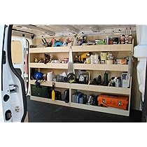 VANIFY Regalsystem Für Opel VIVARO L1 - Komplette Fahrerseite Mit 6 Regalen