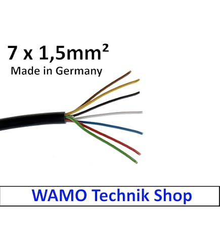 Lumonic 5m FLYY-FL Fahrzeugleitung – 2x1mm² Flach, ölbeständig, Für Auto & Anhänger