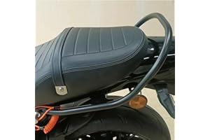 Midimttop Motorrad Zubehör Replacement for Z900RS Z 900RS Z 900 RS 2018 2019 2020 2021 2022 2023 2024 Hinten Stoßstange Passagier Sitz Hand Griff Haltegriff schiene (Schwarz)