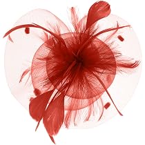 Frcolor Fascinator Haarschmuck Für Hochzeiten – Mit Clip Und Federn, Marineblau, 15 X 18 Cm