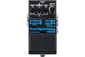 BOSS SDE-3 Dual Digital Delay Pedal | The Authentic Sound of the Legendary Roland SDE-300 | Compact Pedal | Versatile Modern Features | Longer Delay Times Up To 1600msec | MIDI/IO Connectivity